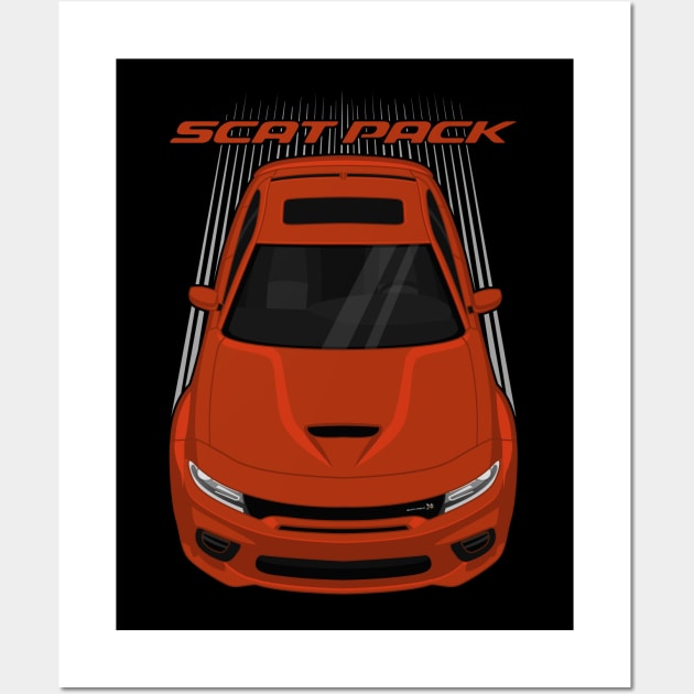 Dodge Charger Scat Pack Widebody - Sinamon Stick Wall Art by V8social